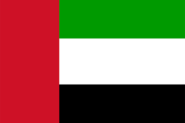 United Arabian Emirates Flagge